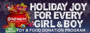 Holiday Joy for Every Girl and Boy Toy and Food Donation Program